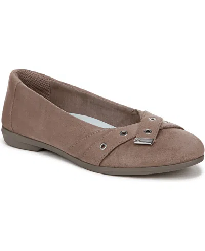BZEES WOMEN'S KIRA WASHABLE ROUND TOE BALLET FLATS