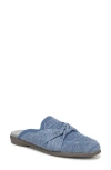 Bzees Women's Kissed-mule Washable Mules In Elemental Blue Knit Fabric