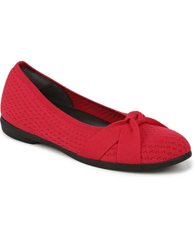 BZEES WOMEN'S KISSED WASHABLE BALLET FLATS