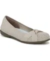 Bzees Kissed Washable Ballet Flats In Sand Engineered Knit