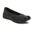 Bzees Legato Womens Knit Slip On Casual Shoes In Black