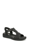 Bzees Lilly Bright Sandal In Black