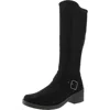 Bzees Olympia Womens Zip Up Round Toe Knee-high Boots In Black