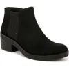 Bzees Outstanding Womens Zipper Man Made Ankle Boots In Black