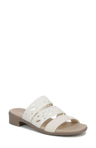 Bzees Poppy Slide Sandal In White
