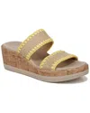 Bzees Resort Sandal In Natural Multi Fabric