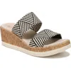 Bzees Resort Platform Slide Sandal In Black