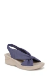 Bzees Serenade Slingback Wedge Sandal In Blue