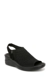 Bzees Starlet Embellished Slingback Sandal In Black