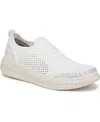 Bzees Timeless Bright X-training Washable Inspired Sneakers In Bright White Stretch Knit Fabric