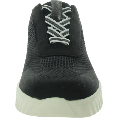 Bzees Wanderer Womens Knit Manmade Casual And Fashion Sneakers In Black