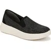Bzees Wednesday Slip-on Platform Sneaker In Black Heathered Knit Fabric