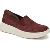 Bzees Wednesday Washable Slip Ons In Sangria Heathered Knit