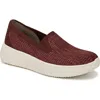 Bzees Wednesday Washable Slip Ons In Sangria Heathered Knit