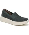 Bzees Wednesday Slip-on Platform Sneaker In Sage Leaf Heathered Knit Fabric