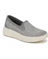 Bzees Wednesday Washable Slip Ons In Graphite Heathered Knit Fabric