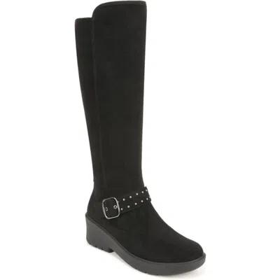 Bzees Women's  Brandy 2 I7221f1001 Boots Black Faux Suede Knee-high Lion1024