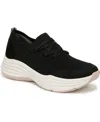Bzees Impact Slip-on Sneaker In Black Knit Fabric
