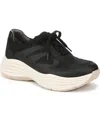 Bzees Women's Impulse Washable Slip On Sneakers In Black Stretch Fabric