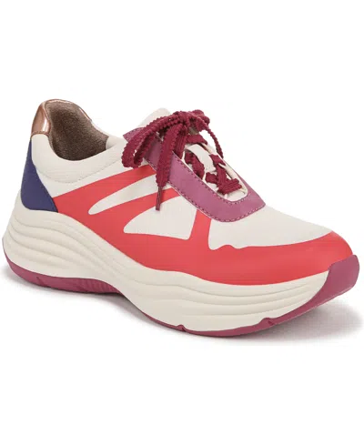 Bzees Women's Impulse Washable Slip On Sneakers In Coral Beach Stretch Fabric