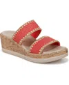 Bzees Resort Sandal In Coral Beach Gore Fabric
