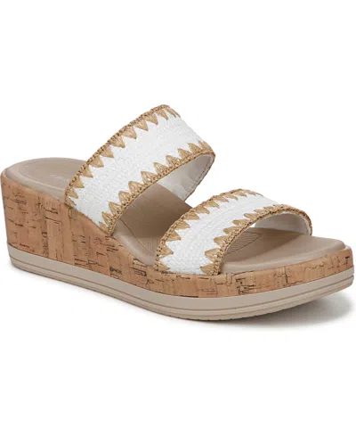 BZEES WOMEN'S RESORT WASHABLE SLIDE WEDGE SANDALS