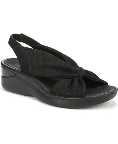 BZEES WOMEN'S SERENADE WASHABLE SLINGBACK WEDGE SANDALS