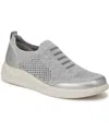 Bzees Women's Timeless X-training Inspired Washable Sneakers In Graphite Knit Fabric