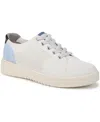 Bzees Women's Vip Washable Court Inspired Lace Up Platform Sneakers In Cream Knit Fabric