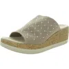Bzees Royal Washable Slide Wedge Sandals In Multi
