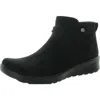 Bzees Womens Supercomff Faux Suede Ankle Boots In Black