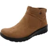 Bzees Womens Supercomff Faux Suede Ankle Boots In Multi