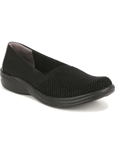 Bzees Pep Talk Washable Slip-ons In Black Fabric