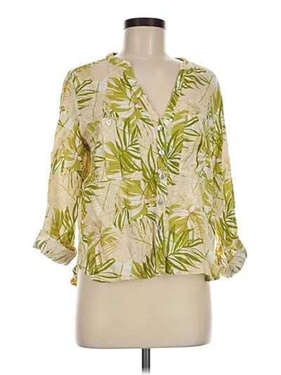 Pre-owned C&c California 3/4 Sleeve Blouse In Ivory