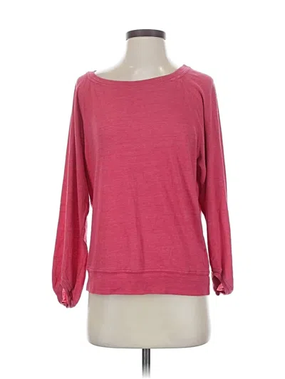 Pre-owned C&c California 3/4 Sleeve T-shirt In Pink