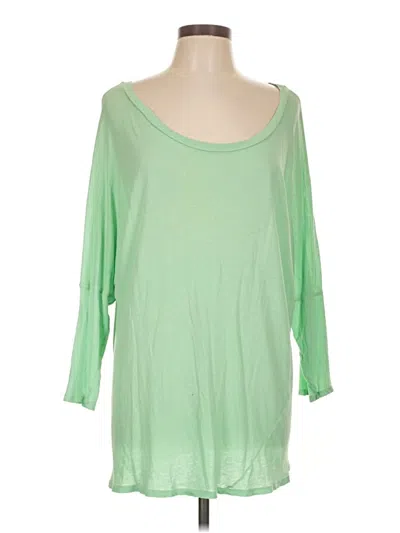 Pre-owned C&c California 3/4 Sleeve T-shirt In Green