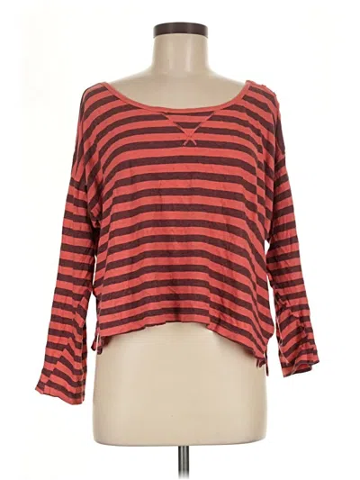 Pre-owned C&c California 3/4 Sleeve T-shirt In Red