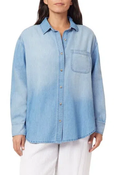 C&c California C & C California Alaina Relaxed Chambray Shirt In Blue