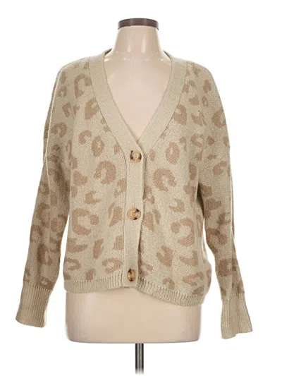 Pre-owned C&c California Cardigan Sweater In Brown