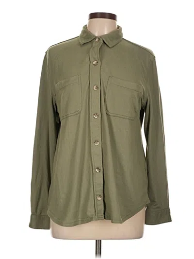 Pre-owned C&c California Cardigan Sweater In Green