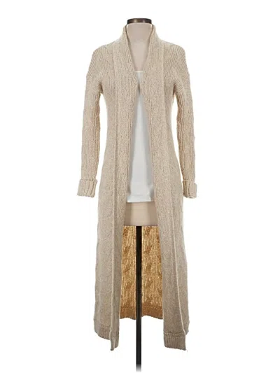 Pre-owned C&c California Cardigan Sweater In Tan