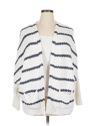 Pre-owned C&c California Cardigan Sweater In White
