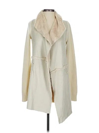 Pre-owned C&c California Cardigan Sweater In White