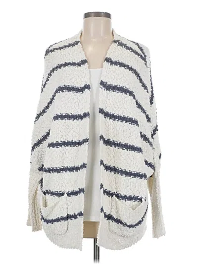 Pre-owned C&c California Cardigan Sweater In White