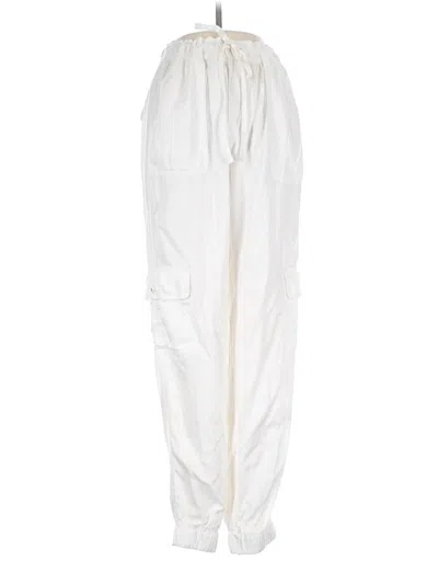 Pre-owned C&c California Cargo Pants In White