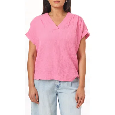 C&c California C & C California Carmel Gauze Top In Pink
