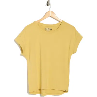 C&c California C & C California Cassandra Sunwashed Relaxed Cotton T-shirt In Green