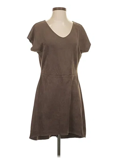 Pre-owned C&c California Casual Dress In Brown