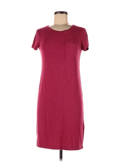 Pre-owned C&c California Casual Dress In Burgundy
