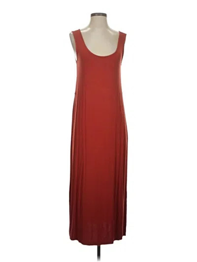 Pre-owned C&c California Casual Dress In Burgundy